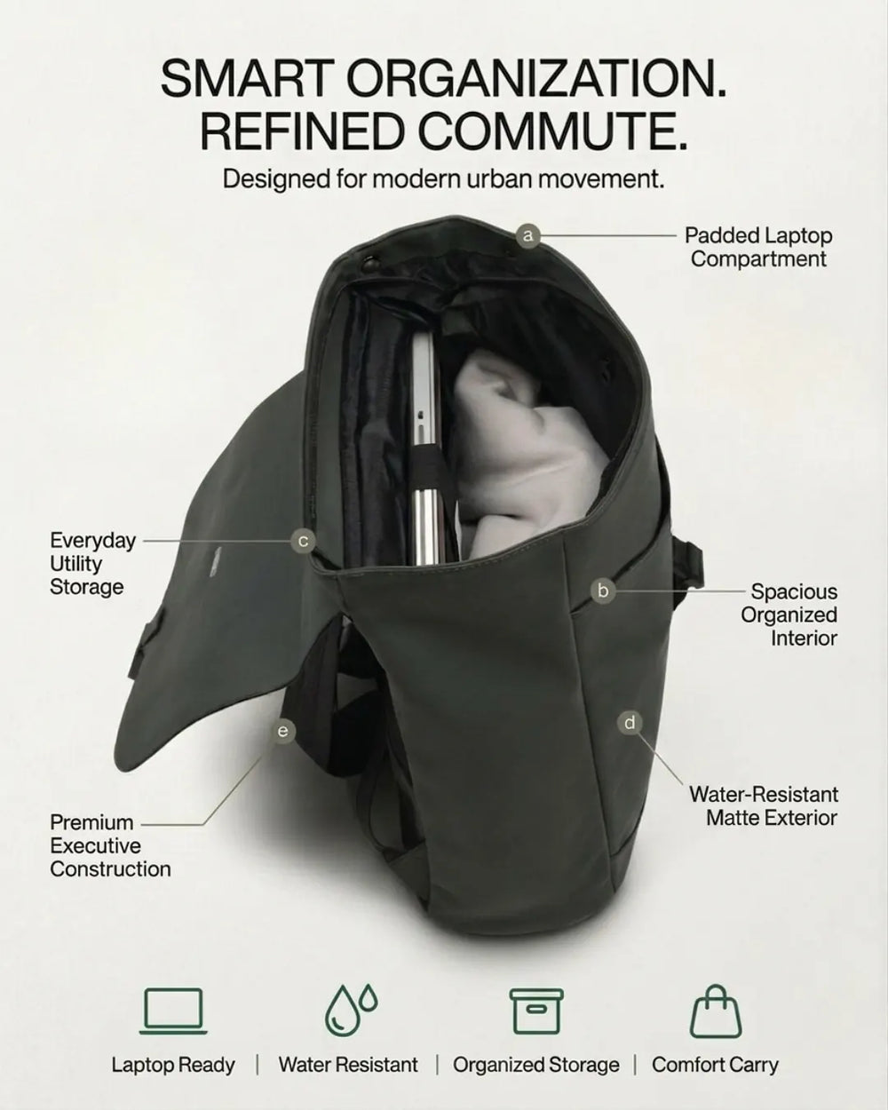Mocan Noir – Executive Backpack