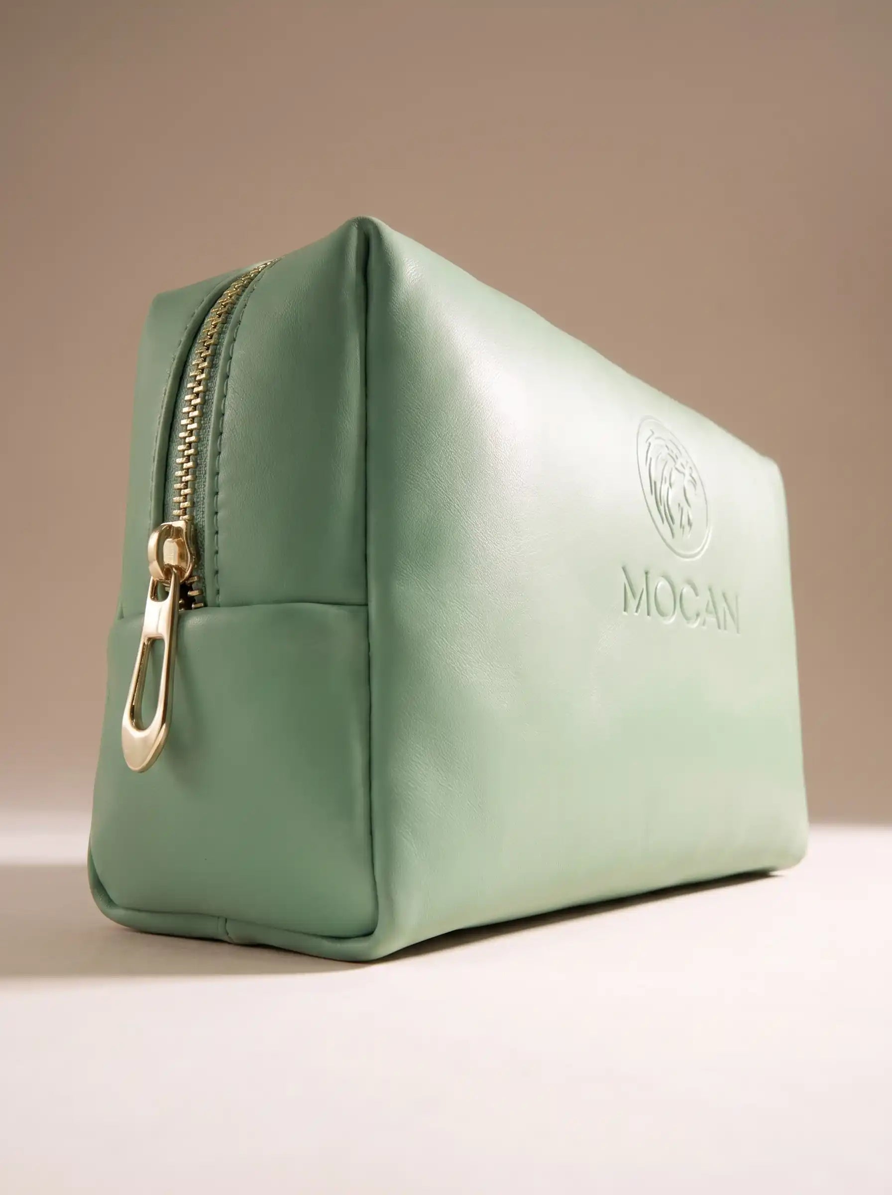 MOCAN mint green travel pouch