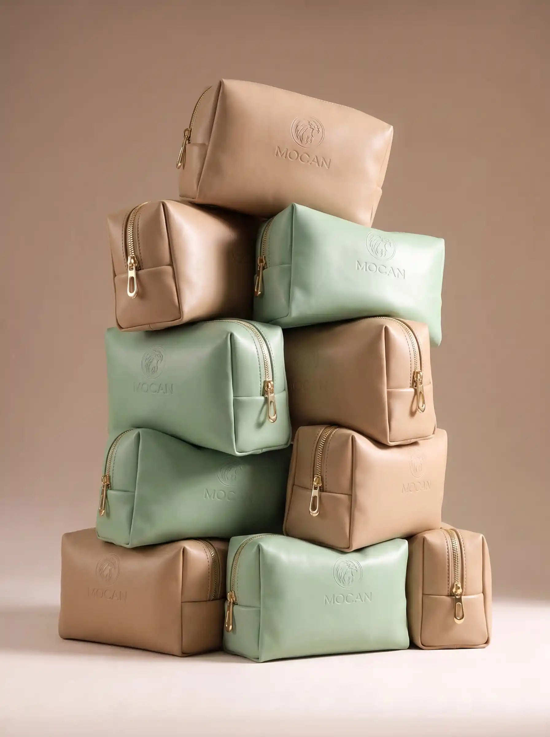MOCAN mint green travel pouch