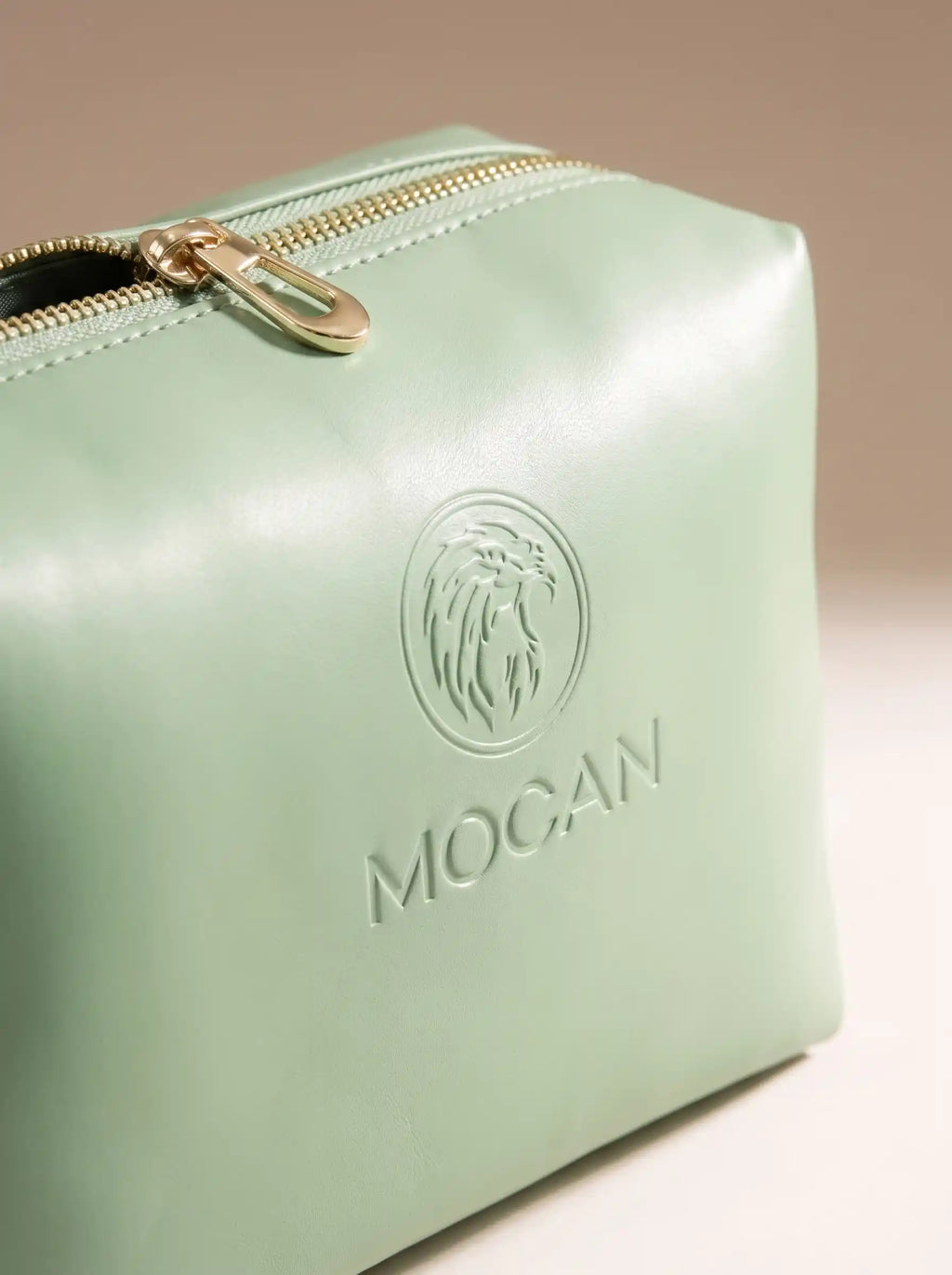 MOCAN mint green travel pouch