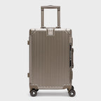 Mocan Luxe Champagne Gold hardshell cabin trolley